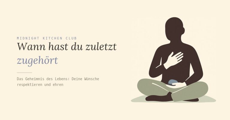Wann hast du zuletzt zugehört