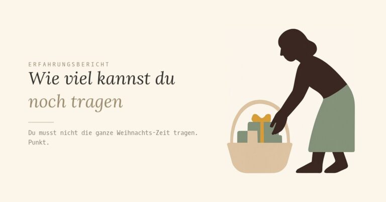 Wie viel kannst du noch tragen