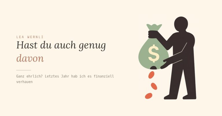 hast du auch genug davon